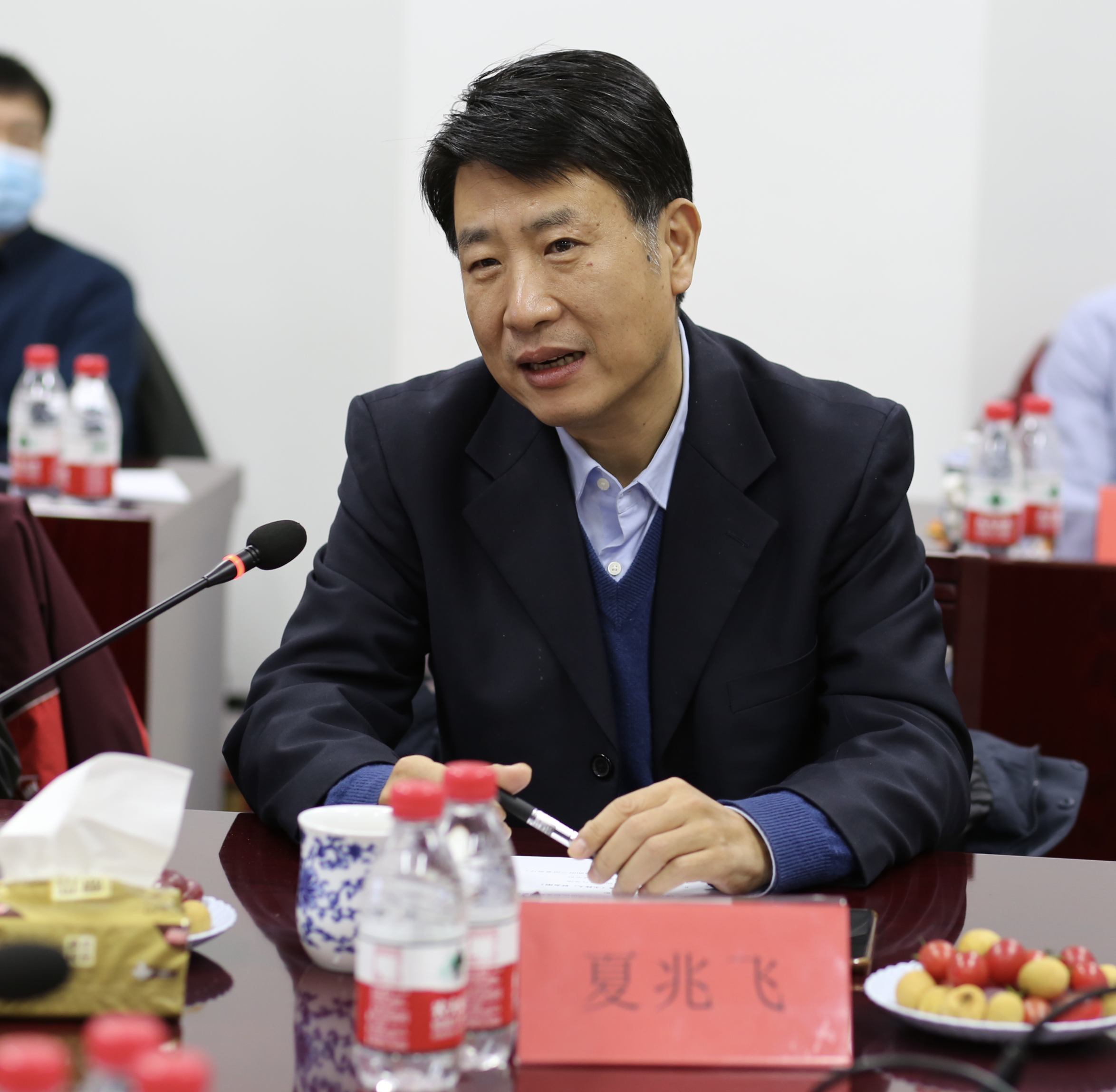 农学院鲁琳教授校友代表北京派仕佳德动物医院姚海峰博士工作晚餐上